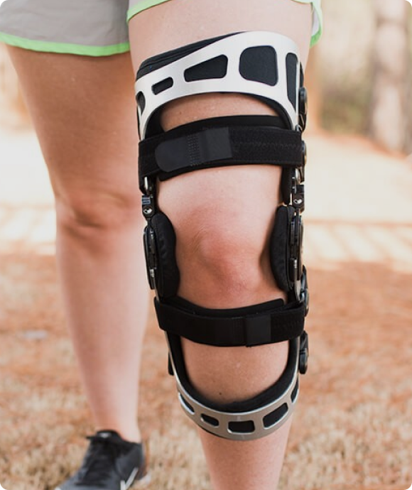 OA Dual Upright ROM Hinge Knee Brace