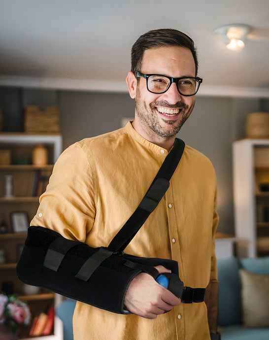 Shoulder Sling with Abduction Pillow & Squeeze Ball